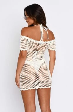 Wanna Be With You Crochet Mini Dress Off White 12 Wanna Be With You Crochet Mini Dress Off White -Outlet The Lounge Vibe Store 19.01.230400