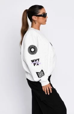 Part Of History Oversized Sweater Grey Marle 6 Part Of History Oversized Sweater Grey Marle -Outlet The Lounge Vibe Store 19.01.231417