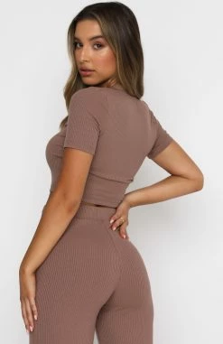 It's Meant To Be Crop Chocolate 10 It's Meant To Be Crop Chocolate -Outlet The Lounge Vibe Store 19.11.20 1779