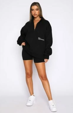 Caught Up With You Zip Front Sweater Black 10 Caught Up With You Zip Front Sweater Black -Outlet The Lounge Vibe Store 19.11.21 1026