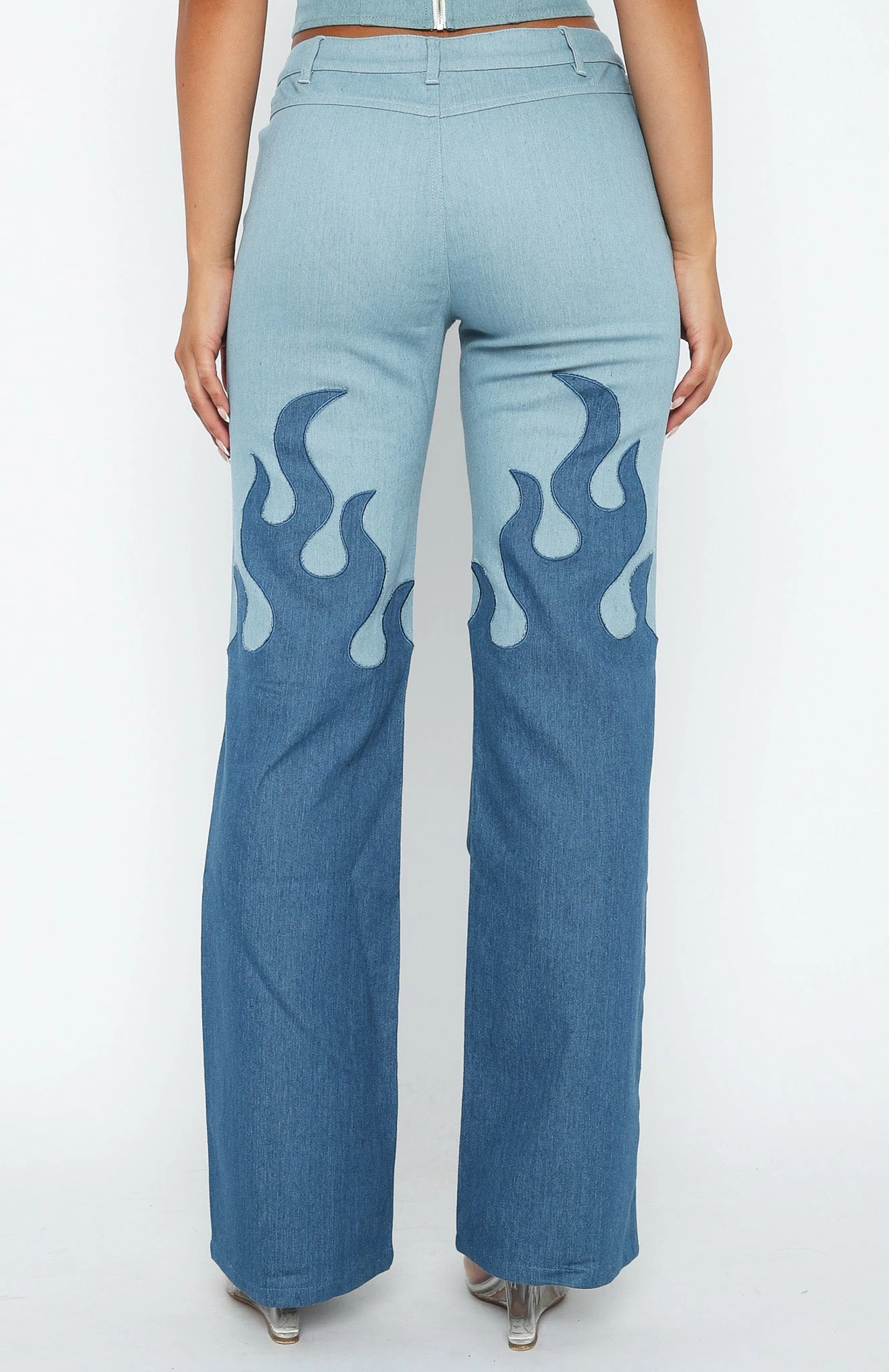 Don't Let Them Pants Denim Flame 4 Don't Let Them Pants Denim Flame - Image 4