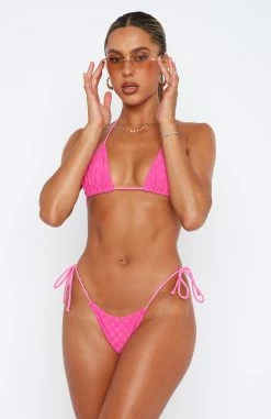 Take Me To The Ocean Bikini Top Pink Terry 8 Take Me To The Ocean Bikini Top Pink Terry -Outlet The Lounge Vibe Store 2.3.2311325