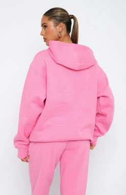 Future Forward Oversized Hoodie Candy Pink -Outlet The Lounge Vibe Store 2.3.2311740