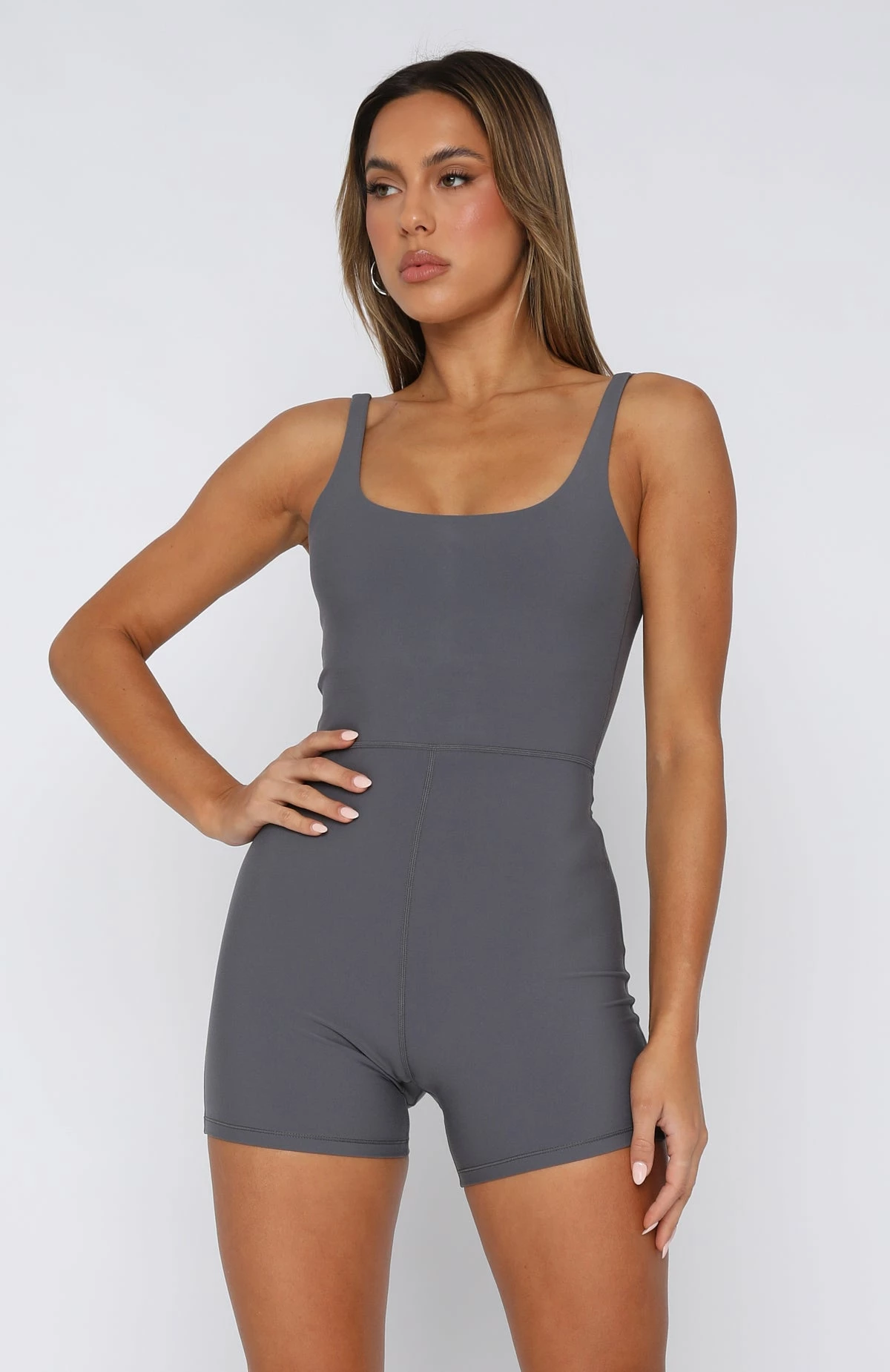 Serena Playsuit Smoke 2 Serena Playsuit Smoke - Image 2