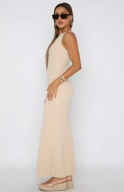 Tami Maxi Dress Cream -Outlet The Lounge Vibe Store 20.07.23 241102