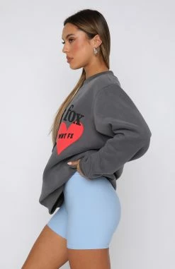 It's True Oversized Sweater Volcanic -Outlet The Lounge Vibe Store 20.07.23 241226