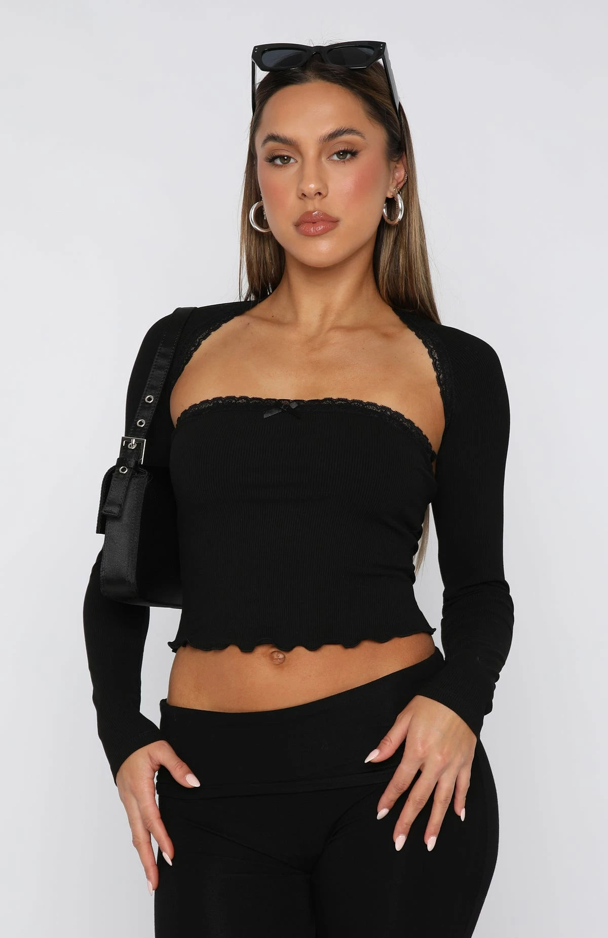 Impressive Style Bolero Top Set Black 2 Impressive Style Bolero Top Set Black - Image 2