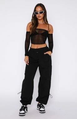 Never Blend In Pants Black -Outlet The Lounge Vibe Store 20.09.223566