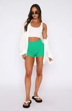 Cut It Out Booty Shorts Green 12 Cut It Out Booty Shorts Green -Outlet The Lounge Vibe Store 20.09.223873