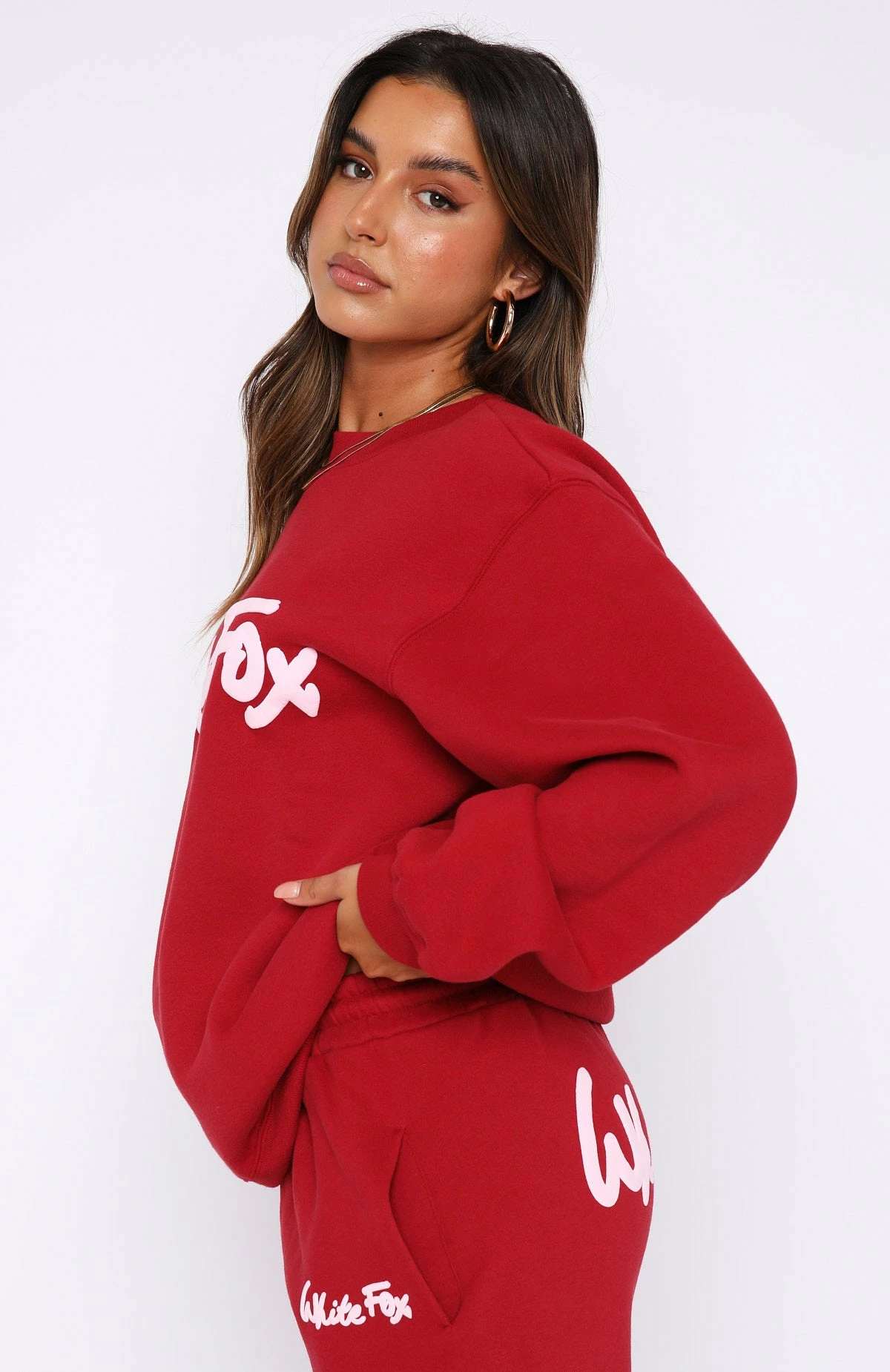 All Time Favourite Oversized Sweater Red 3 All Time Favourite Oversized Sweater Red - Image 3