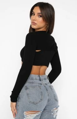 Inside Scoop Bolero Black -Outlet The Lounge Vibe Store 21.07.22 1103