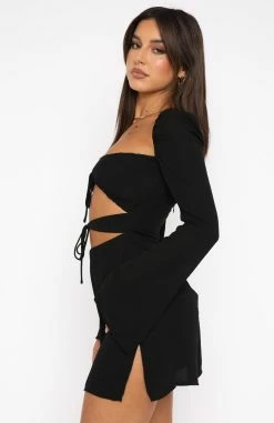 Unpredictable Love Mini Dress Black -Outlet The Lounge Vibe Store 21.07.22 1460