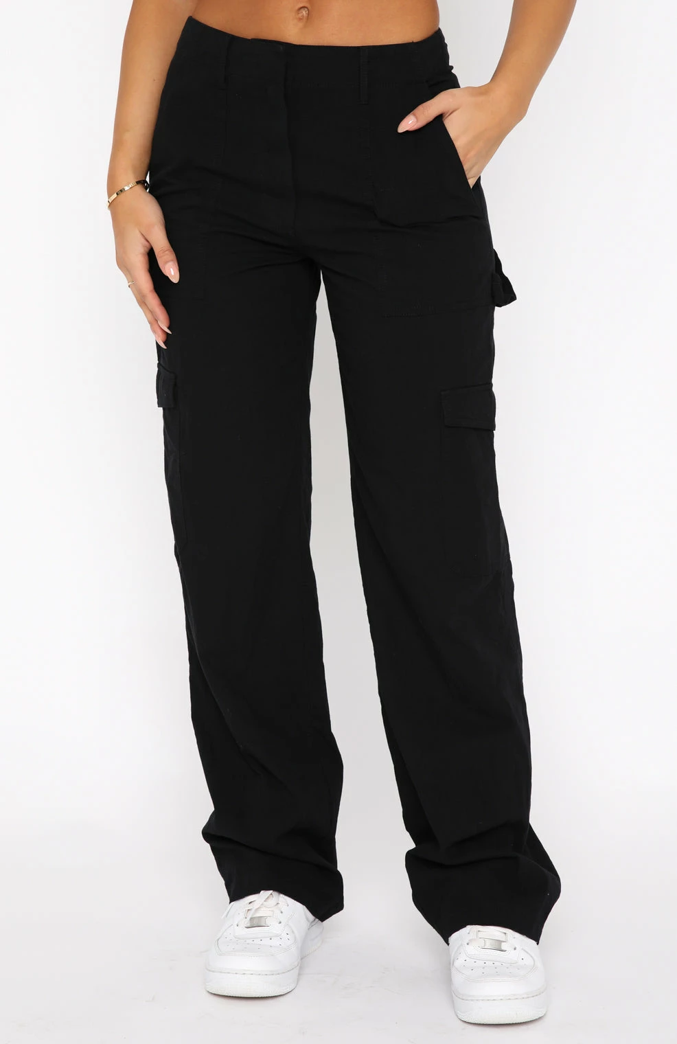 Know Your Worth Pants Black 2 Know Your Worth Pants Black - Image 2