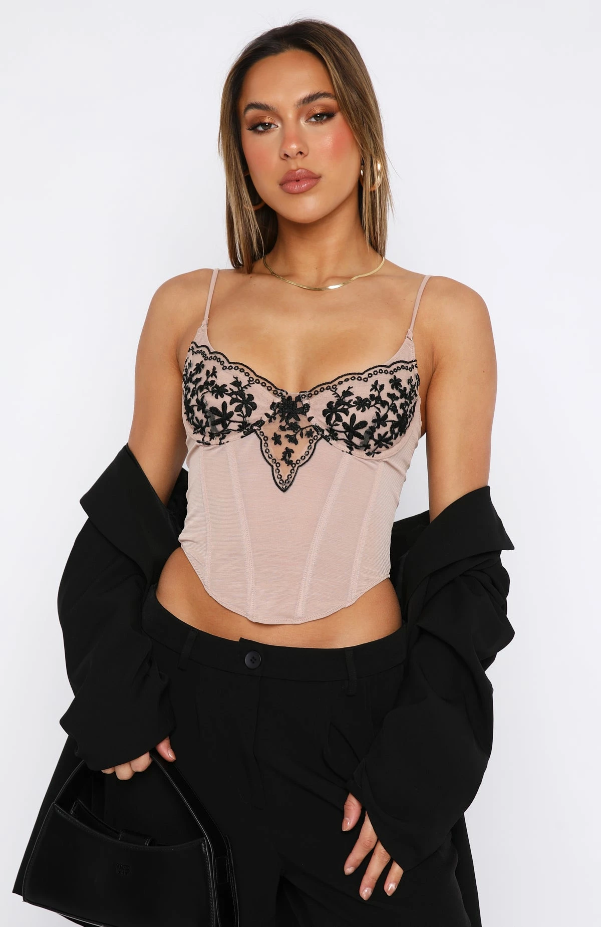 Last Forever Bustier Dark Nude 2 Last Forever Bustier Dark Nude - Image 2