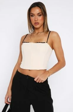 Love Me Harder Bustier Cream -Outlet The Lounge Vibe Store 22.06.2334317