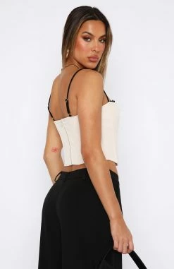 Love Me Harder Bustier Cream -Outlet The Lounge Vibe Store 22.06.2334327