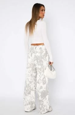 Real Satisfaction Cargo Pants Grey Marble -Outlet The Lounge Vibe Store 22.06.2334539