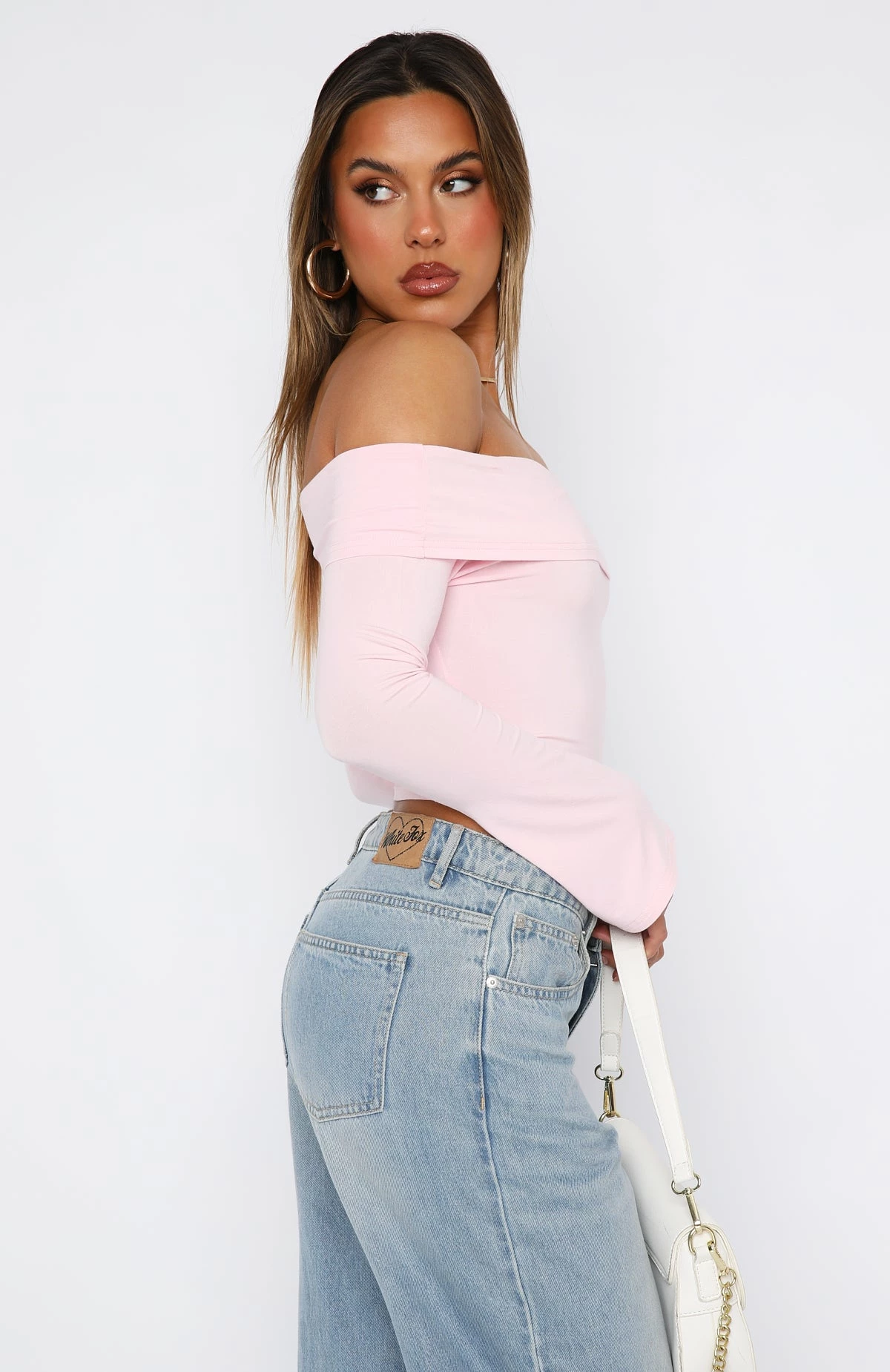 Keep Saying Sorry Long Sleeve Top Baby Pink 3 Keep Saying Sorry Long Sleeve Top Baby Pink - Image 3