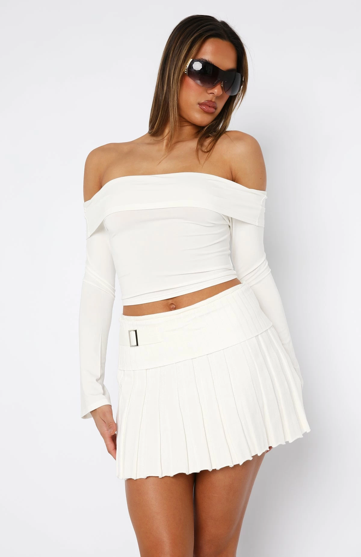 Keep Saying Sorry Long Sleeve Top White 2 Keep Saying Sorry Long Sleeve Top White - Image 2