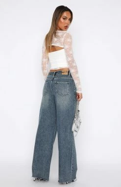 Call You Mine Mid Rise Wide Leg Jeans Brown Blue 8 Call You Mine Mid Rise Wide Leg Jeans Brown Blue -Outlet The Lounge Vibe Store 22.06.2335029