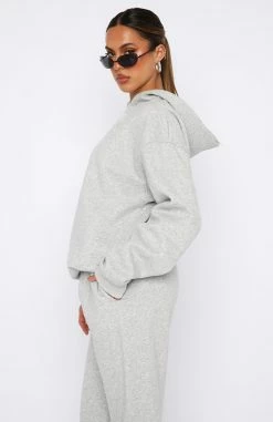 Future Forward Oversized Hoodie Dark Grey Marle -Outlet The Lounge Vibe Store 22.06.2335311