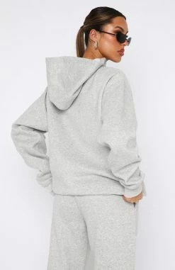 Future Forward Oversized Hoodie Dark Grey Marle -Outlet The Lounge Vibe Store 22.06.2335322