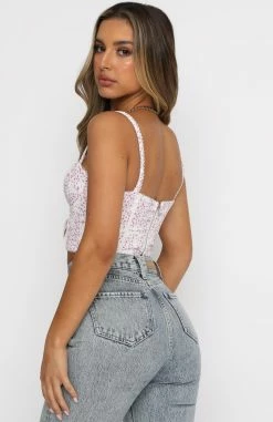 Weekend Love Bustier Pink Butterfly -Outlet The Lounge Vibe Store 22.10.20 1685