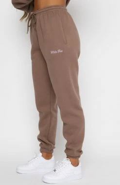 Love Me Right Sweatpants Mocha -Outlet The Lounge Vibe Store 22.10.20 2589