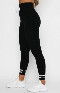 Work It Out Leggings White Stripe 9 Work It Out Leggings White Stripe -Outlet The Lounge Vibe Store 22.10.20 2989