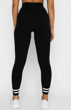 Work It Out Leggings White Stripe 10 Work It Out Leggings White Stripe -Outlet The Lounge Vibe Store 22.10.20 2996