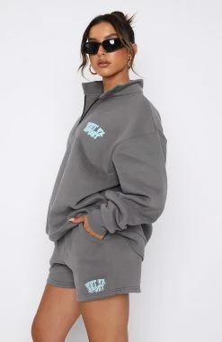 Sport Series Zip Front Sweater Charcoal 9 Sport Series Zip Front Sweater Charcoal -Outlet The Lounge Vibe Store 22.12.2219960