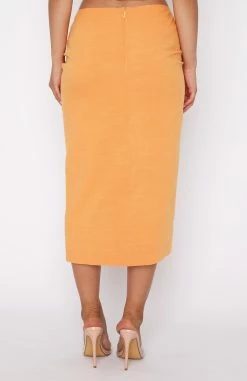 Do It My Way Midi Skirt Orange 8 Do It My Way Midi Skirt Orange -Outlet The Lounge Vibe Store 22.12.2220051