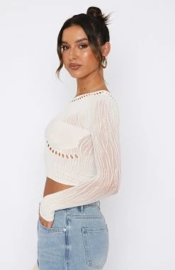 Losing Sleep Long Sleeve Top Snow -Outlet The Lounge Vibe Store 22.12.2220148