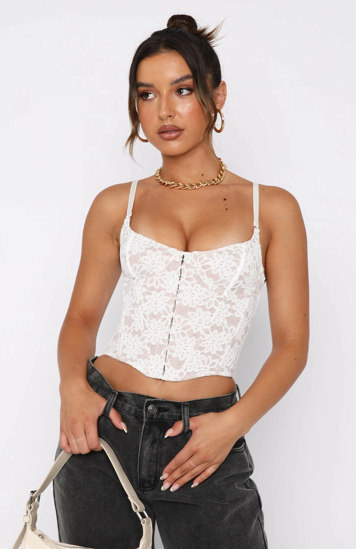 Ordinary Life Bustier White 2 Ordinary Life Bustier White - Image 2
