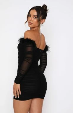 In The Night Mini Dress Black -Outlet The Lounge Vibe Store 22.12.2220323