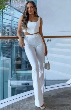 Satisfy Me Pants White 18 Satisfy Me Pants White -Outlet The Lounge Vibe Store 220865297 2948963851983925 8070990696924479942 n