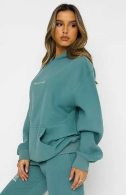 Heartbreak Hotel Hoodie Teal -Outlet The Lounge Vibe Store 23.07.21 1066