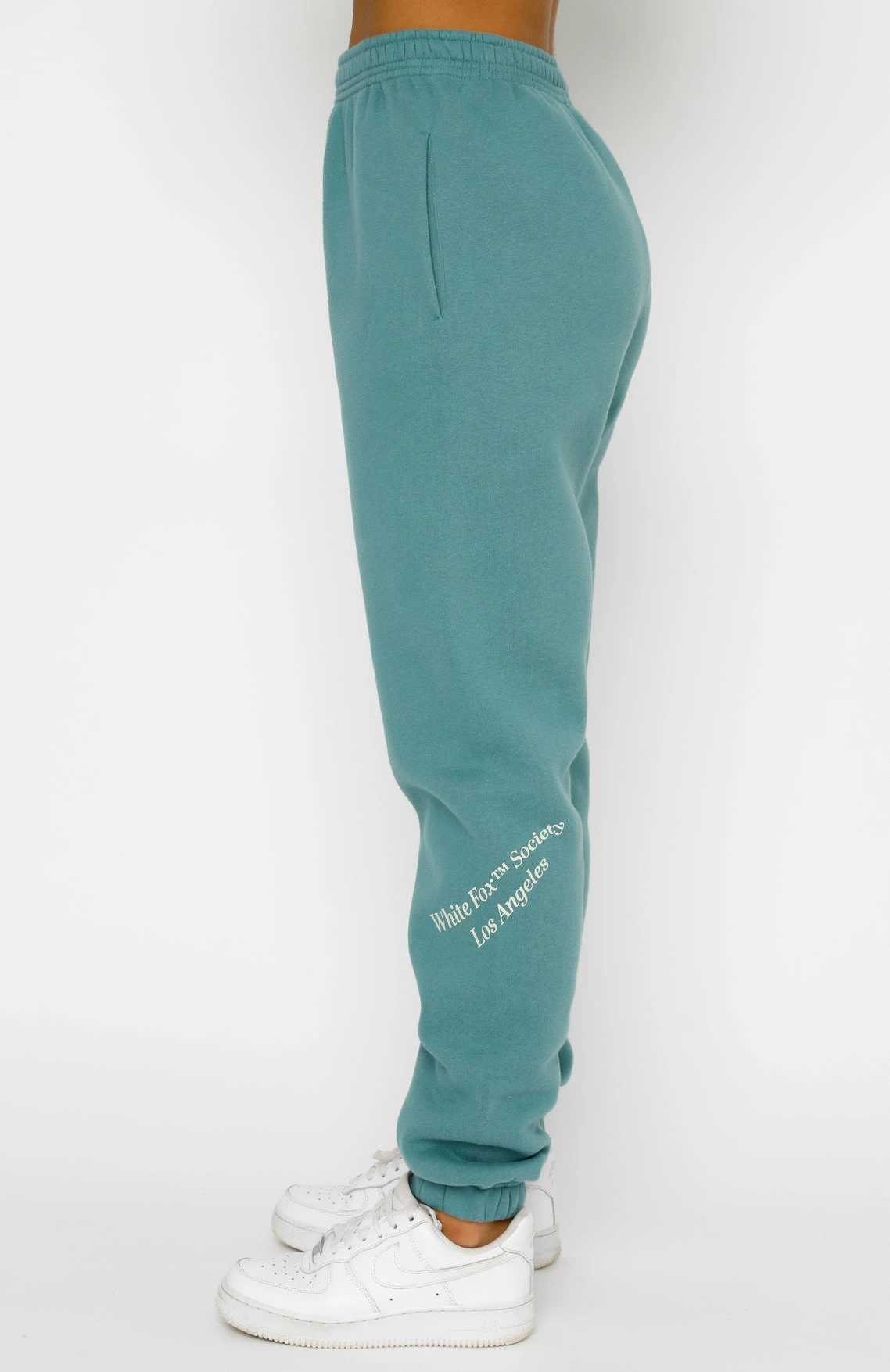 Can't Get Enough Sweatpants Teal 3 Can't Get Enough Sweatpants Teal - Image 3