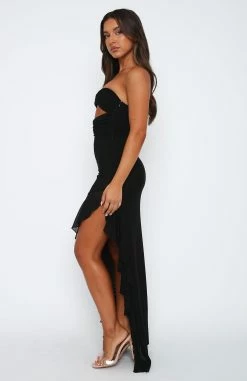 When The Sun Comes Up Maxi Dress Black -Outlet The Lounge Vibe Store 23.3.2312672