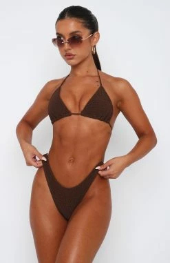 St Lucia Bikini Top Chocolate Ruched 9 St Lucia Bikini Top Chocolate Ruched -Outlet The Lounge Vibe Store 23.3.2312980