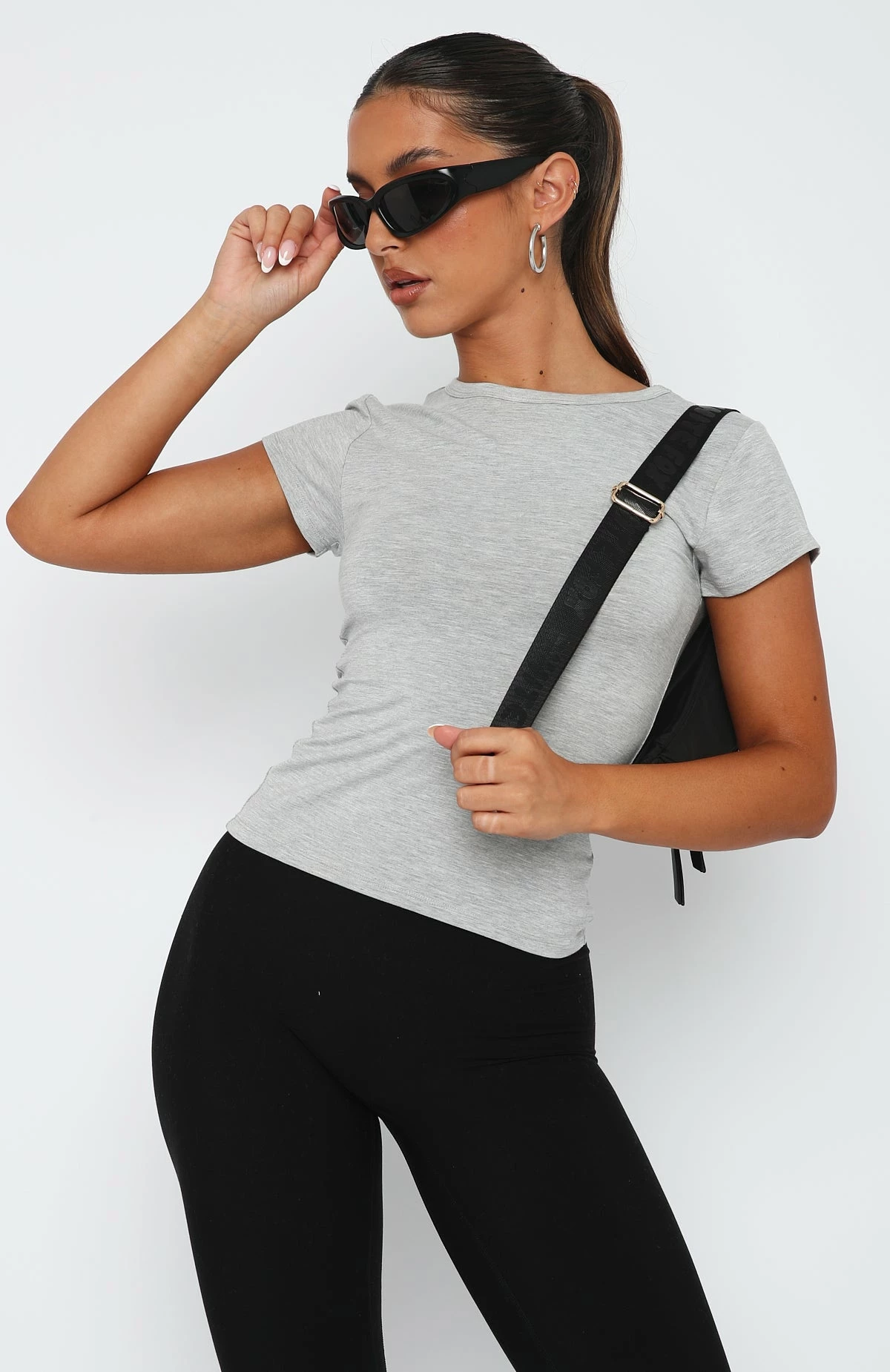 Too Blessed Tee Grey Marle 2 Too Blessed Tee Grey Marle - Image 2