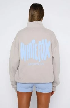 Archive 6.0 Zip Front Sweater Dove -Outlet The Lounge Vibe Store 24.04.2325416