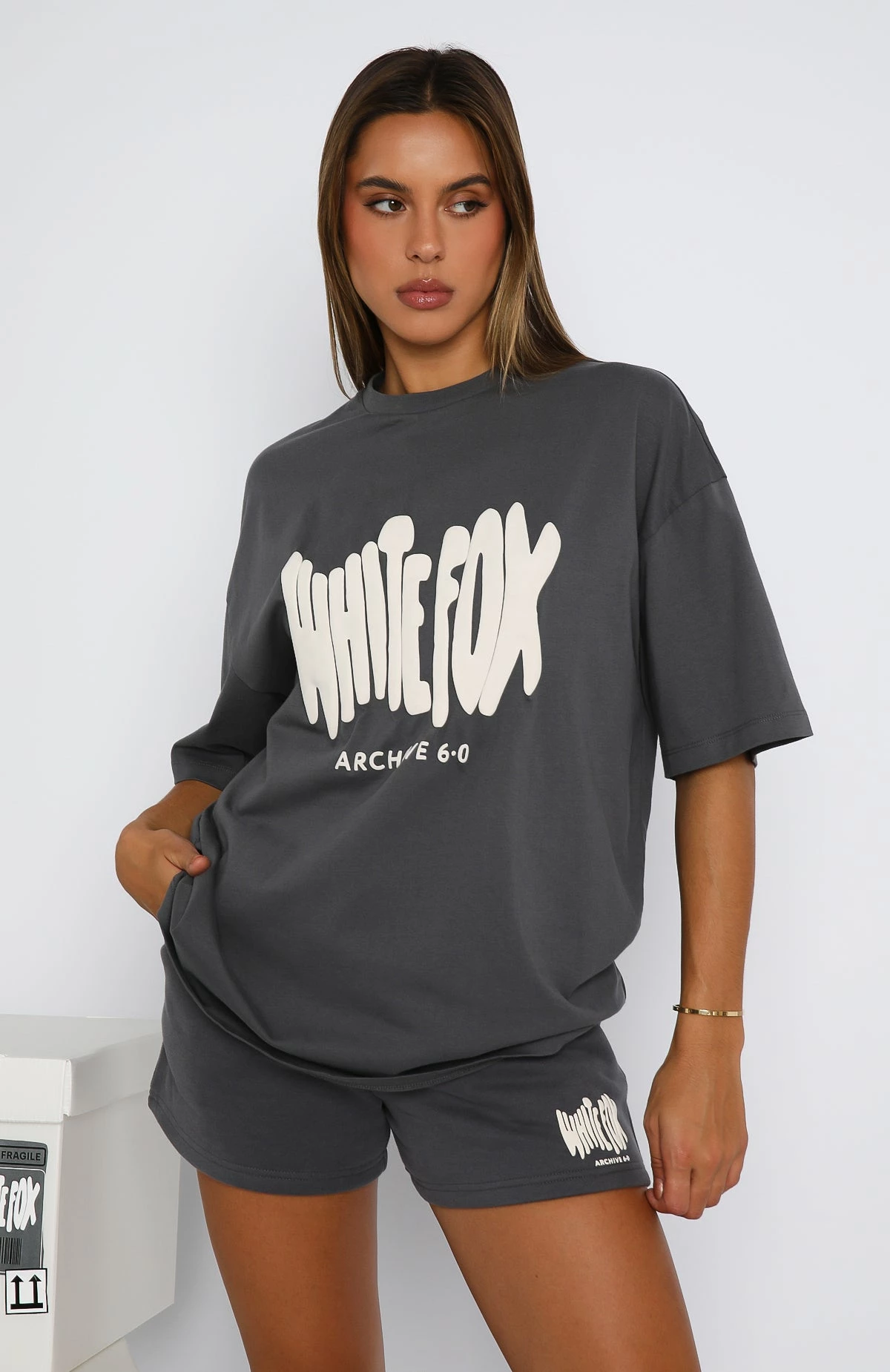 Archive 6.0 Oversized Tee Ash 2 Archive 6.0 Oversized Tee Ash - Image 2