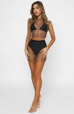 Play It Louder Crop Black -Outlet The Lounge Vibe Store 24.07.21 1230