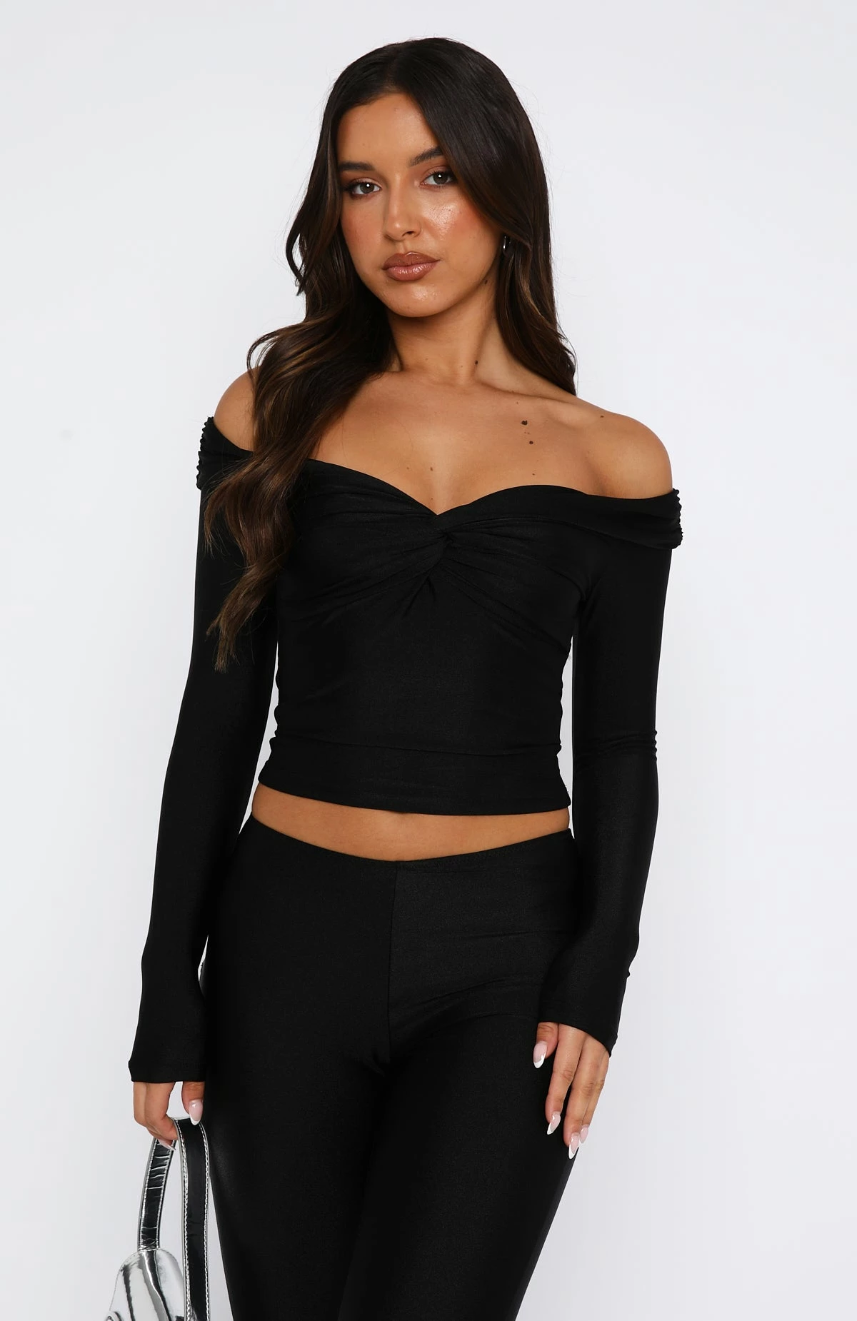 Bleeding Love Long Sleeve Top Black 2 Bleeding Love Long Sleeve Top Black - Image 2