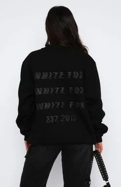 All A Blur Oversized Sweater Black 8 All A Blur Oversized Sweater Black -Outlet The Lounge Vibe Store 24.08.2351804