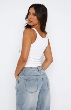 Not For You Tank White -Outlet The Lounge Vibe Store 24.08.2351816