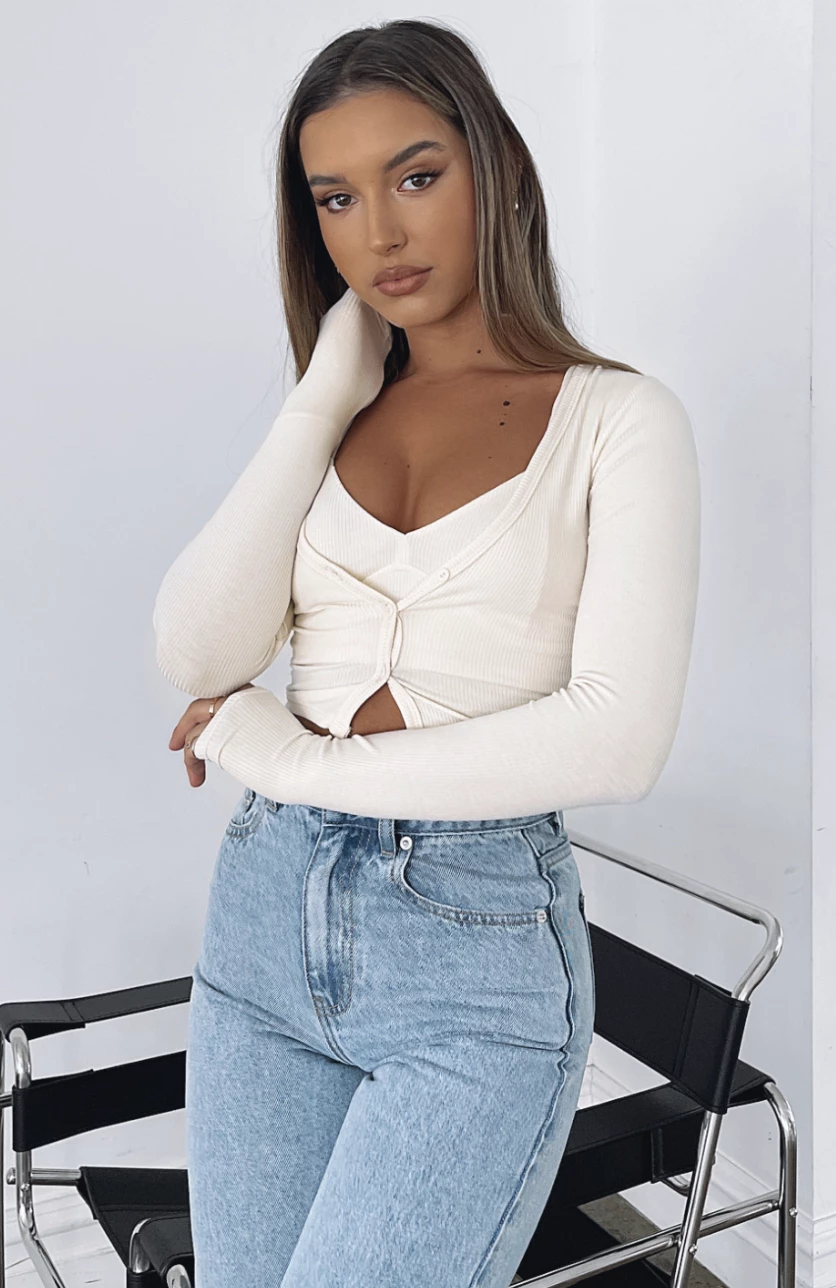 Who We Are Two Piece Crop Butter 6 Who We Are Two Piece Crop Butter - Image 6