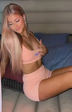 Offstage Ribbed Bike Shorts Apricot Ice -Outlet The Lounge Vibe Store 248371799 286122983366895 5384728145549005539 n