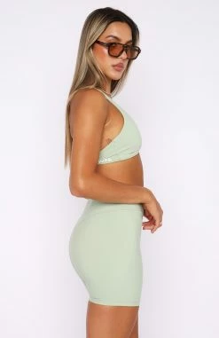 High Definition Sports Bra Sage -Outlet The Lounge Vibe Store 25.10.2212730